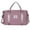 Purple, variant on Qiweii Women's Large Capacity Travel Duffle Bag Sport Gym Tote with Toiletry Bag Overnight Bag for Girls Travel Gym Labor Day