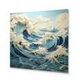 thumbnail image 2 of Designart "Kinetic Waves in the World of Art I" Nautical & Beach Metal Wall Decor, 2 of 5