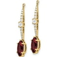 thumbnail image 2 of 14K Yellow Gold Lab Grown Diamond & Created Ruby Earring Jackets (34.58 X 5) Made In India em7510-cru-050-ylg, 2 of 5