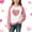 Pink 1, variant on WQNVRNR Kids Heart Print Pullover- Long Sleeve Valentine's Day Crewneck Casual Sweatshirt with Soft Stretch Fabric Hot Pink Size 5-6