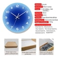 thumbnail image 4 of Elegante reloj de pared moderno minimalista, silencioso, práctico, con pilas, para decoración del hogar., 4 of 7