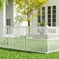 thumbnail image 2 of Costway 4 Air Conditioner Fence Panels with Metal Ground Stakes No Dig Trash Can Enclosure, 2 of 10