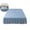 Blue, variant on Bed Skirt 78.7"x59" - Washed Cotton Polyester Ruffled Fitted Bed Skirt with Non-Slip Elastic, Dust-Proof Mattress Protector(Dark Gray)