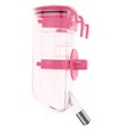 thumbnail image 2 of Botella de agua para perros de tamaño pequeño sin goteo, alimentador de agua para gatos de llenado superior con gancho, mascota Rosado jinwen Fuente de agua del gato del perro del animal doméstico, 2 of 8