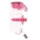thumbnail image 2 of Botella de agua para perros de tamaño pequeño sin goteo, alimentador de agua para gatos de llenado superior con gancho, mascota Rosado jinwen Fuente de agua del gato del perro del animal doméstico, 2 of 8