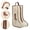 White-Long style, variant on Portable Boot Storage Bag with Handle - Breathable Dustproof Shoe Protector Bag with Clear Window for Tall and Short Boots, Water-Resistant Travel Shoe Organizer for Closet and Suitcase, 1 piece