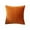Orange, variant on chaungfeng 18x18 Inches Solid Colour Velvet Pleated Pillow, Soft Striped Velvet Square Decorative Pillow Covers for Farmhouse Couch Home Hotel Guesthouse