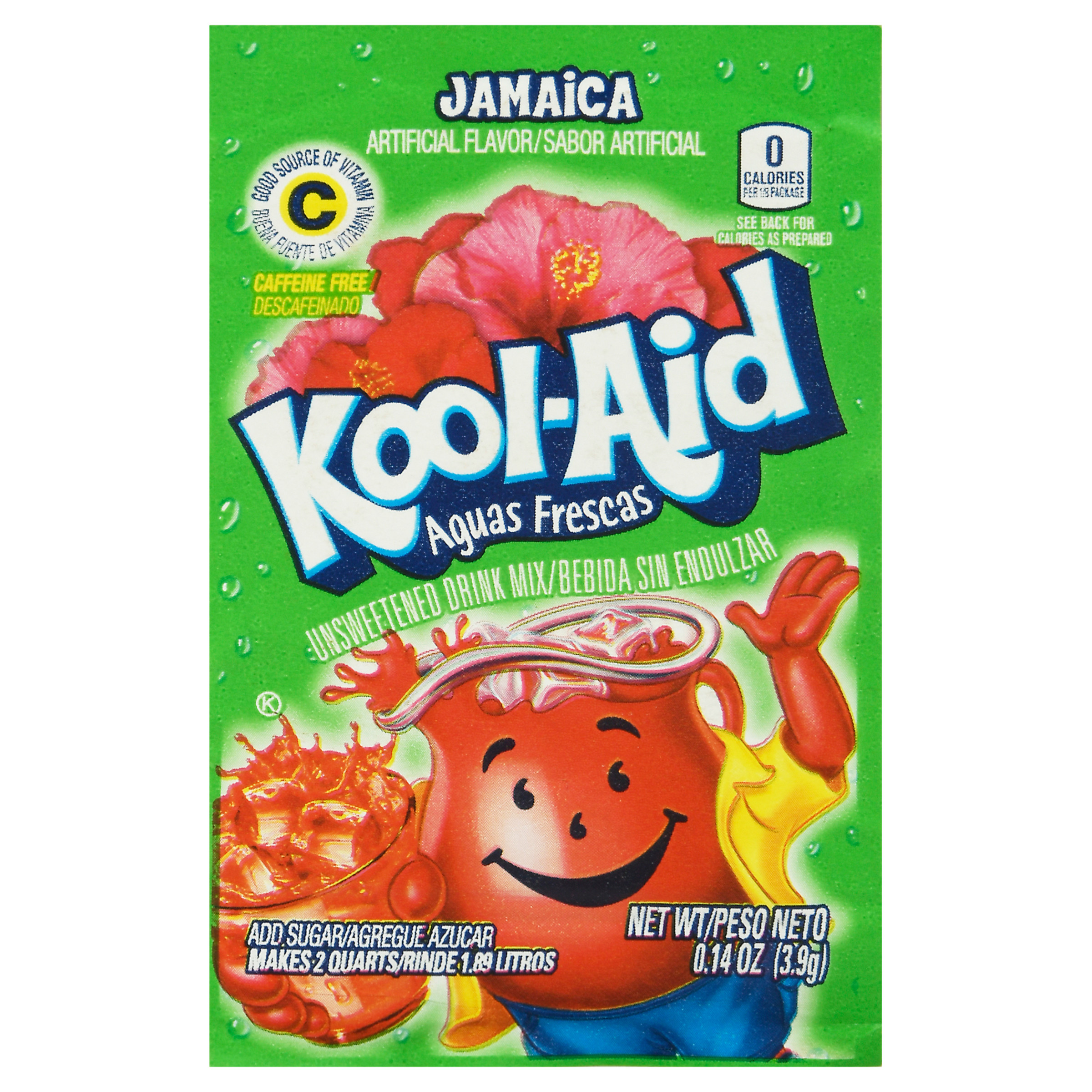 Kool-Aid Aguas Frescas Unsweetened Jamaica Artifically Flavored Powdered Soft Drink Mix, 0.14 oz Packet - image 3 of 8
