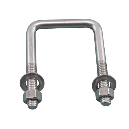 

ONE STAINLESS SQUARE U-BOLT 3/8 4 X 5 304 SS