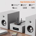 thumbnail image 2 of 1Mii B06Pro+ Receptor Bluetooth HiFi, Adaptador de audio inalámbrico Bluetooth 5.1 de alta resolución con LDAC para estéreo doméstico, Receptor Bluetooth de largo alcance aptX HD Control de volumen de, 2 of 5