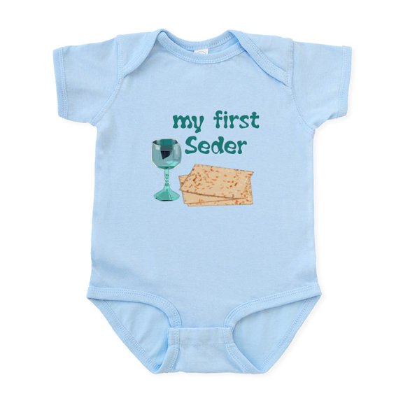 CafePress - Baby's First Passover Infant Bodysuit - Baby Light Bodysuit, Size Newborn - 24 Months