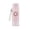 Pink-As Shows, variant on 2-in-1 Water Bottle With Built-in Foldable Fan, USB Rechargeable Portable Handheld Fan, Leak-Proof, Personal Fan for Travel, Adjustable Airflow for Cooling, Stylish Design for Commuting(White)