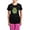 With Pink Pant, variant on CafePress - Irish American Harp Women's Dark Pajamas - Women's Short Sleeve Print T-Shirt and Pants Dark Cotton Pajama Set