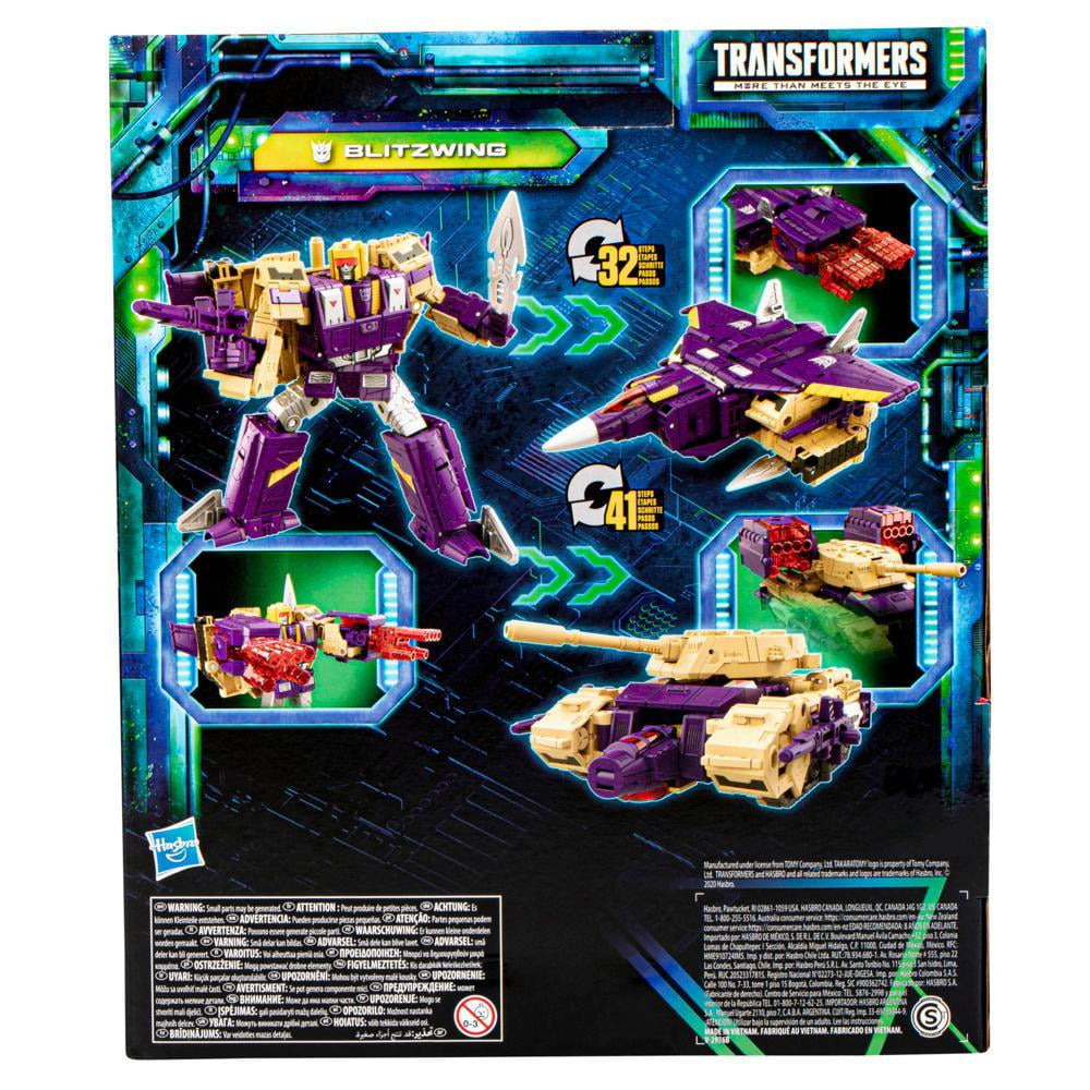 Transformers Legacy Evolution Collectible Blitzwing Action Figures, Plastic, 0 891 lb