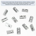 thumbnail image 3 of M6 Demi-Rond Rouleau en Ressort Écrous en T Série 3030 Acier au Carbone Fente en T Écrous à Ressort Argent, 50 Pcs, 3 of 7