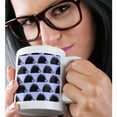 thumbnail image 2 of 3drose, Cute Hedgehog Print Blue, 11oz Mug, 2 of 6
