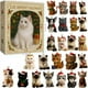 thumbnail image 3 of Hogar y jardín, Adornos de decoración, Calendario de adviento navideño para amantes de las mascotas, Calendario de llegadas de Navidad, Calendario de llegadas, 3 of 6