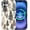 Forest Natural Pine Trees, variant on Case for iPhone 17 Pro, Compatible with Magsafe Shockproof Hard Shell Soft Silicone 2 in 1 Hybrid Shockproof Bumper Drop Protective Retro Bee Flower