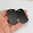 thumbnail image 5 of 100Pcs Metal Stamping Blanks Black for Stamping, Engraving Blanks Aluminum Stamping Blanks Keychain Blank Dog Tag, 5 of 6
