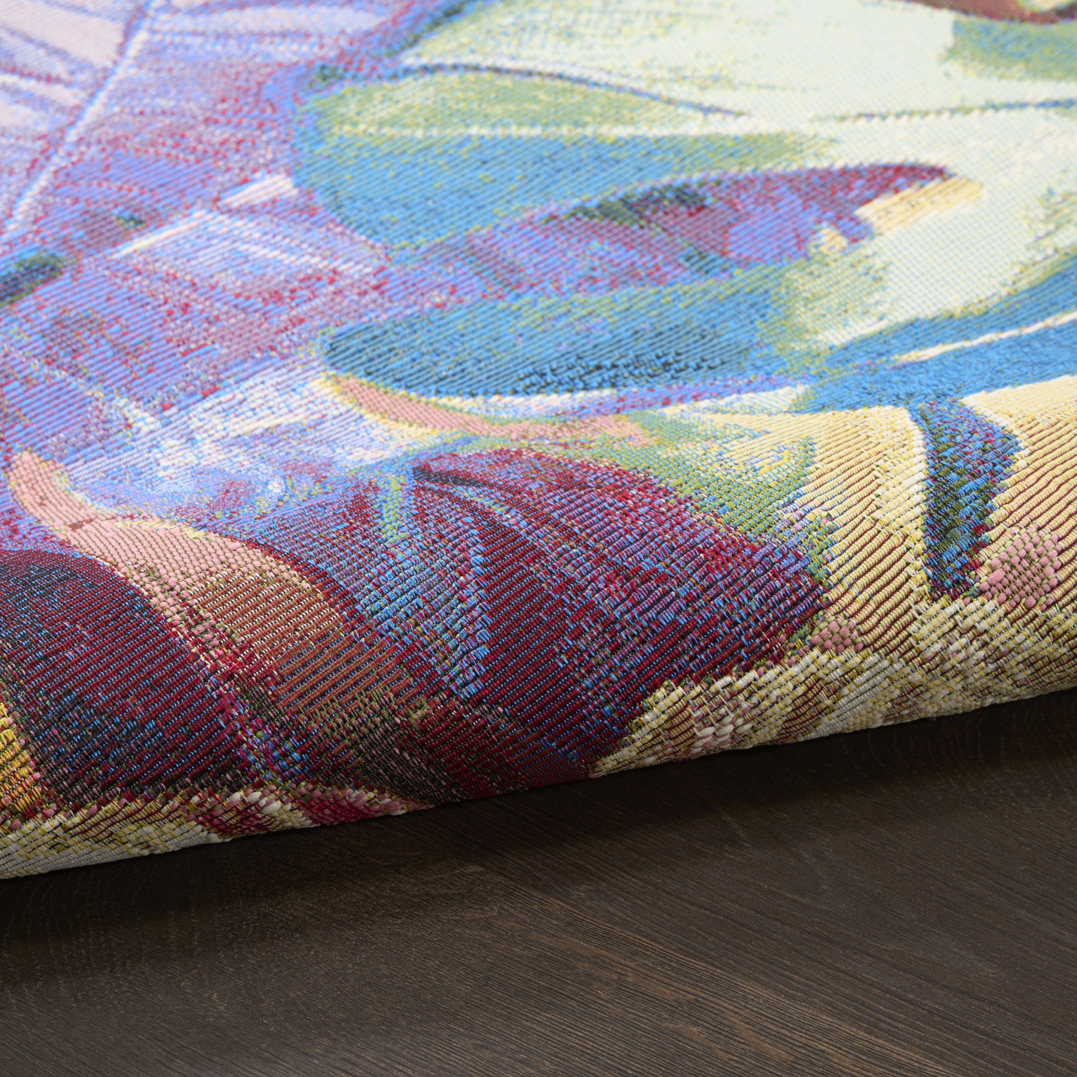 Nourison Color Splash 4' x 6' Multicolor Tropical Rug