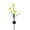 Yellow, variant on NEGZHI Solar-Powered LED Lily Flower Lights (3-Pack): Waterproof Garden Decor with Color-Changing Blooms - Upgraded Solar Yard Lights for Pathways & Landscaping
