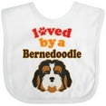 thumbnail image 3 of Inktastic Bernedoodle Dog Lover Boys or Girls Baby Bib, 3 of 4