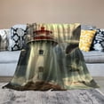 thumbnail image 2 of Shiartex   Blanket Lighthouse Bird Soft Throw Blanket for Gifts Sofa Bed White, 2 of 6