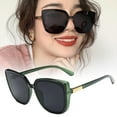 thumbnail image 3 of Gafas de sol para mujer Salvador gafas de sol cuadradas retro verde, 3 of 10