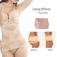 thumbnail image 4 of Sunveno 3 in 1 Postpartum Support Recovery Belly Wrap Waist Postpartum Recovery Belt, Beige, XXL, 4 of 9