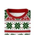 thumbnail image 3 of Gureui Women's Christmas Sweatshirt, Elk Snowflake Christmas Tree Letter Bow Hat Print Round Neck Long Sleeve Hoodies Tops Streetwear,S/M/L/XL, 3 of 5