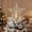 White, variant on Christmas Tree Topper Star LED Lighted Five Point Star Decoration Battery Operated Tree Topper For Christmas Tree Holiday Home Decor