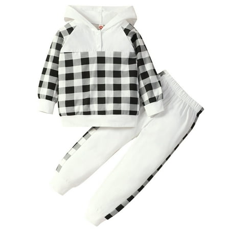 

ZHAGHMIN Baby Girl Outfit Set Toddler Boys Girls Long Sleeve Plaid Prints Hoodie T Shirt Tops Pullover Pants Outfits Baby Girl Cardigan Set 121G778 Baby Girl Pack Take Clothes Mobile Edge Awm17Bpe B