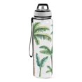 thumbnail image 2 of Sports Water Bottle 1000ML Tritan Food Grade Clear Water Bottle Fitness Outdoor Sports Bike Kathon Palm Tree, 2 of 7