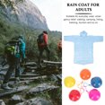 thumbnail image 4 of 5Pcs Keyring Raincoats Foldable Rain-Wears Convenient Rain Ponchos Fishing Rain Covers, 4 of 8