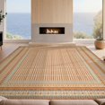 thumbnail image 2 of Design&I 8'x10' Ultra Soft Area Rug, Checkered Neutral Terracotta Beige Geometric Plaid Boho Tan Orange None Fluffy Washable Non Shedding for Bedroom Living Room Under Sectional, 2 of 7
