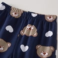 thumbnail image 6 of WIBACKER 3-8Y Toddler and Little Boys 2-Piece Bear Pajamas Set 100% Cotton Short Sleepwear Kids Summer Pjs, 6 of 8
