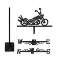 thumbnail image 1 of Veleta de metal para motocicleta, adorno de regalo, indicador de dirección del viento para montaje en techo, para patio, , cobertizo, exterior., 1 of 8