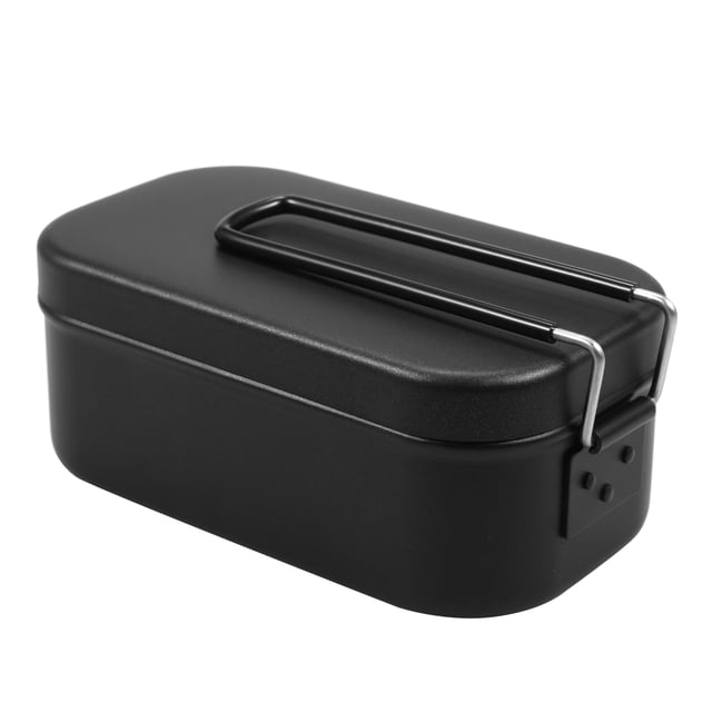 FlyFlise 800ml Camping Lunch Box with Foldable Handle for Backpacking Hiking Fishing Mountaineering