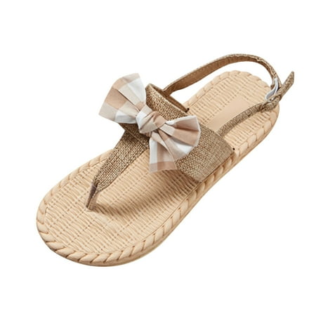 

nsendm Sexy Slippers for Women Lingerie Breathable Open Sandals Summer Slip On Bow Soft Slippers for Women Plush White 7
