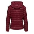thumbnail image 2 of Nausy Women's Hooded Packable PlusSize Ultra Light Weight Short Down Jacket, 2 of 7