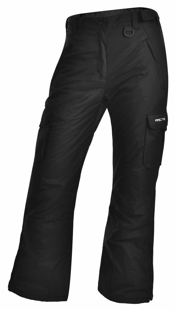Arctix Women's Insulated Cargo Snowsports Pants, Black, Xsmall