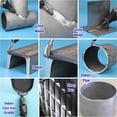 thumbnail image 4 of Juego de 3 Piezas de Accesorios para Herramientas Rotativas con 20 Fresas de Carburo de 1/8 de Pulgada, Compatibles con Madera, Piedra y Acero., 4 of 9