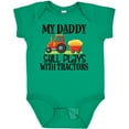thumbnail image 3 of Inktastic Farming Daddy Plays with Tractors Boys or Girls Baby Bodysuit, 3 of 5