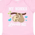 thumbnail image 4 of Inktastic My Nonna Loves Me with Sloth and Hearts Boys or Girls Baby Bodysuit, 4 of 5