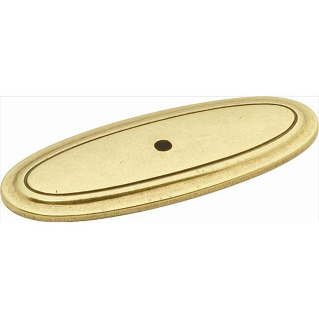 Hickory Hardware P277-LP 3 In. Manor House Lancaster Hand Polished Back plate