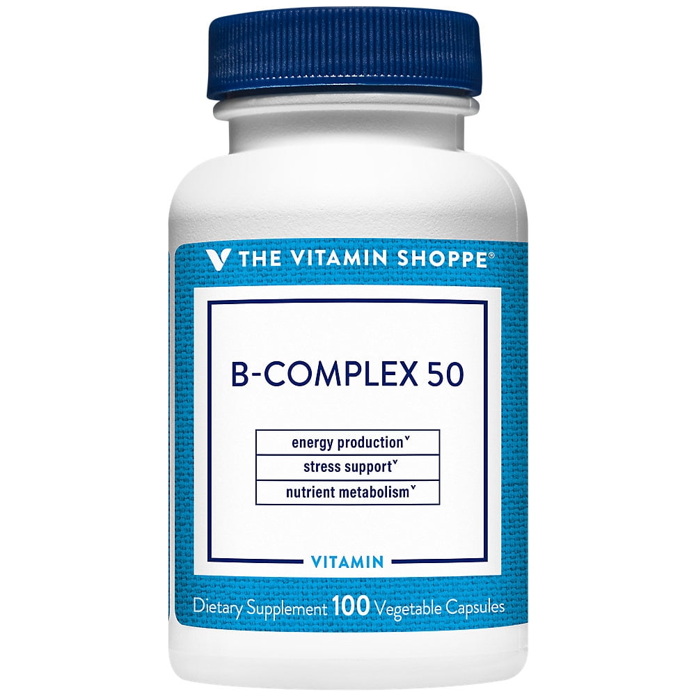 BComplex 50 (100 Veggie Capsules) By The Vitamin Shoppe - Walmart.com