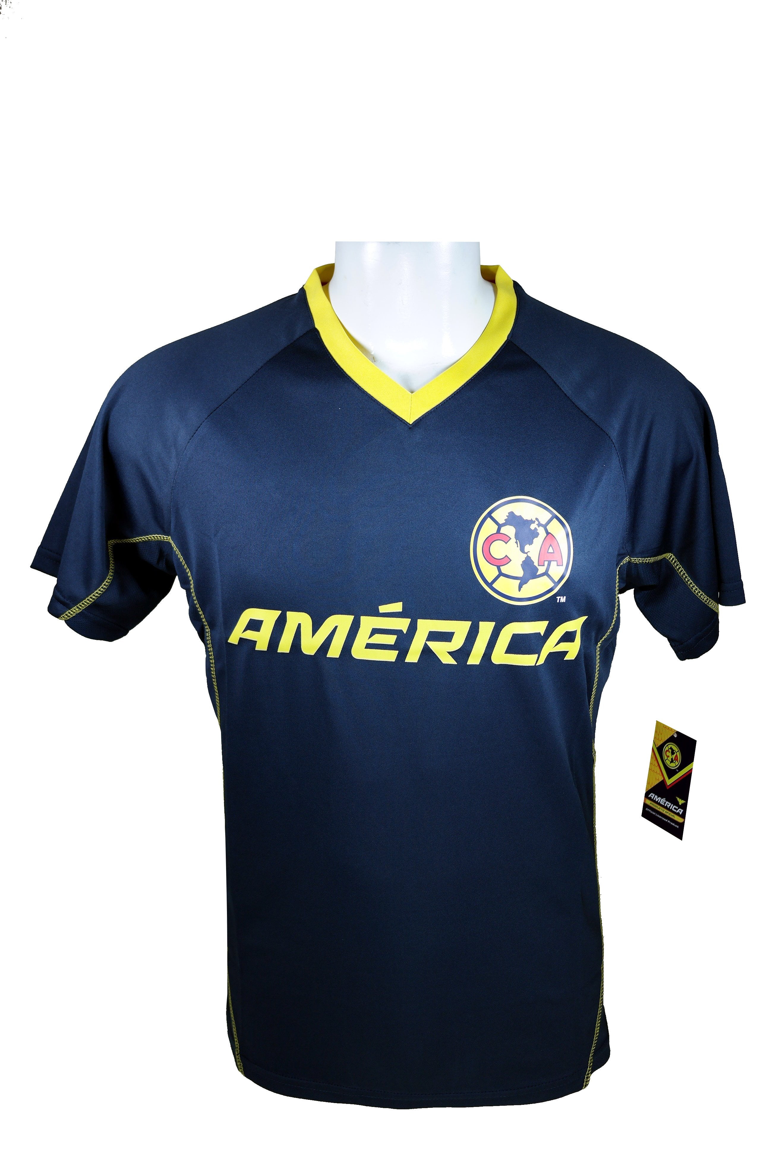 RhinoxGroup Adult Club America Official Soccer Poly Jersey Shirt 006