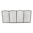 thumbnail image 3 of Hassch 72" Pet Gate for Doorways and Stairs, Extra Wide Child Gate Dog Gates, Dog Gates for the House, Dark Brown, 3 of 9