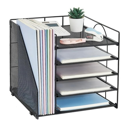 NAISHIER 5-Tier Paper Organizer, Office Supplies and Organizers, Desk Accessories & Workspace Organizers
