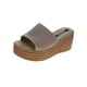 thumbnail image 2 of Sandalias de moda para mujer, zapatillas casuales de suela gruesa para personas de verano perezosas Wmkox8yii hj789, 2 of 9